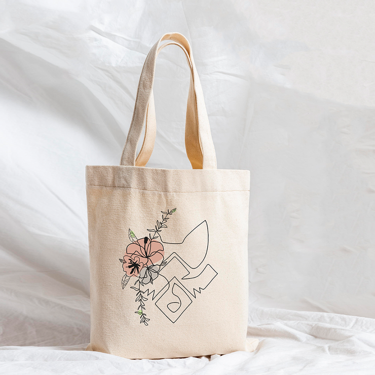 Flower Design  - TOTE BAGS